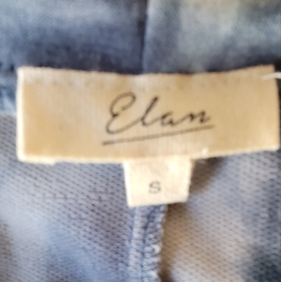 Elan Sz S Blue Tie Dye Dress with Pockets P2P 16.5 L 15 - Picture 5 of 6